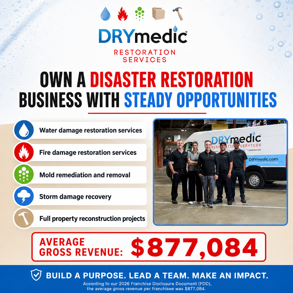 Drymedic Restoration Services ad creative