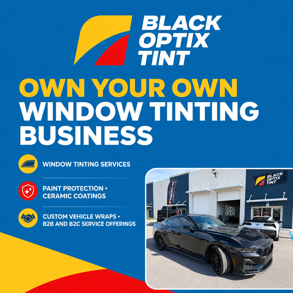 Black Optix Tint ad creative