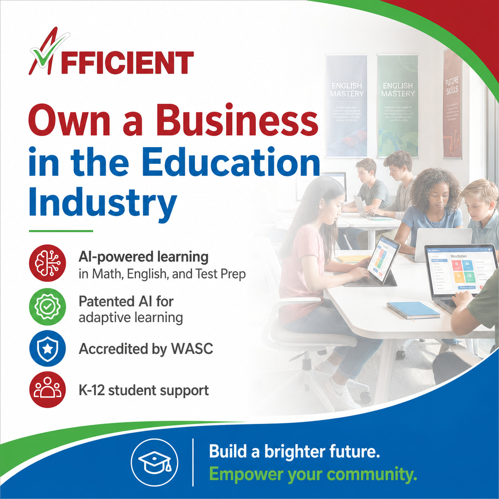 Afficient Academy Learning Center ad creative