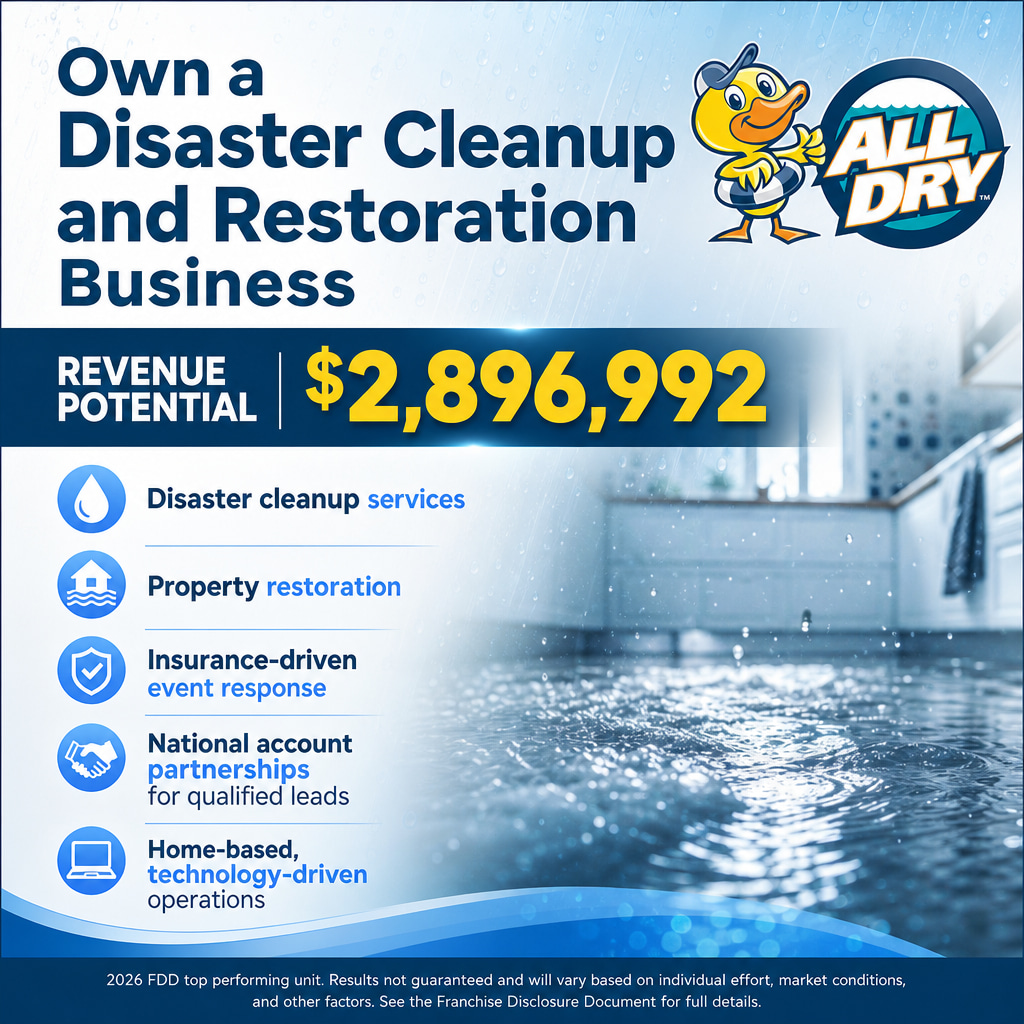 All Dry Services ad creative