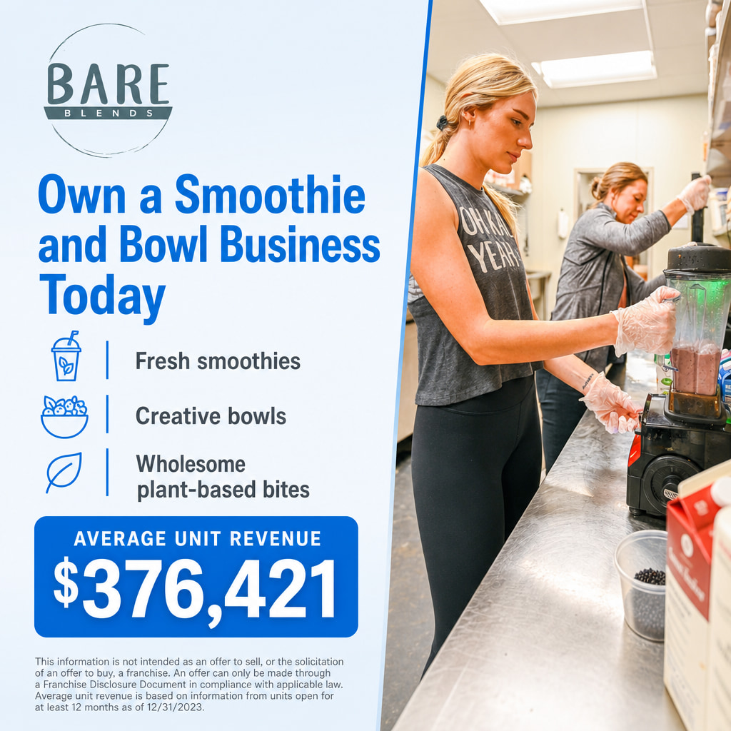 Bare Blends ad creative
