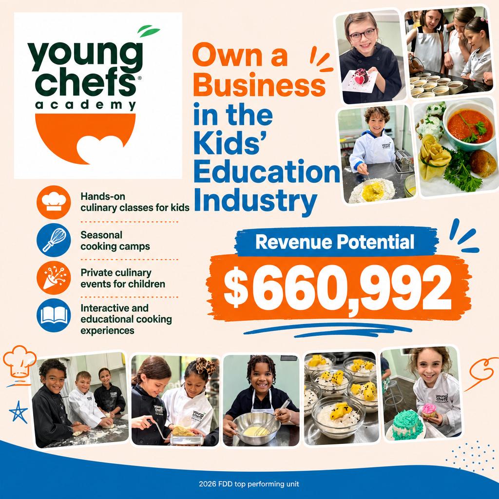 Young Chefs Academy ad creative