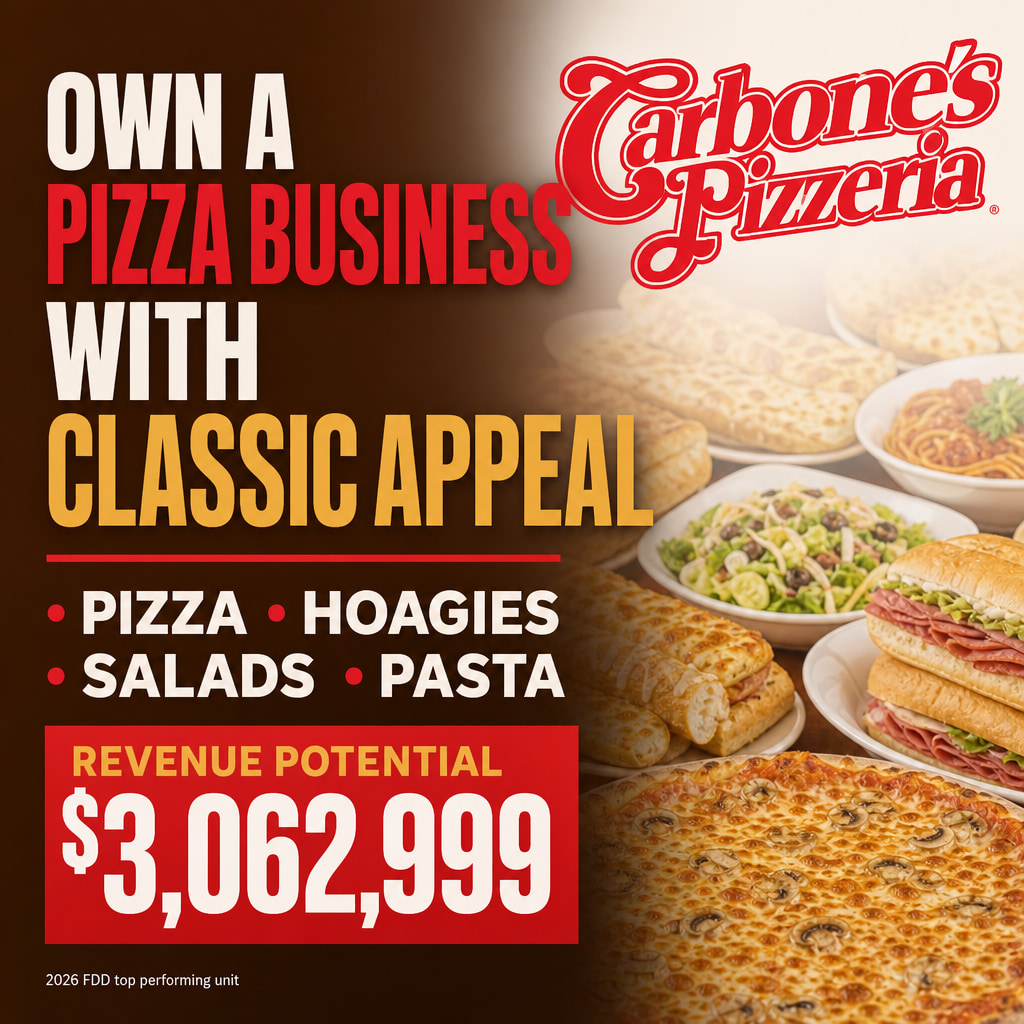 Carbone's Pizza ad creative