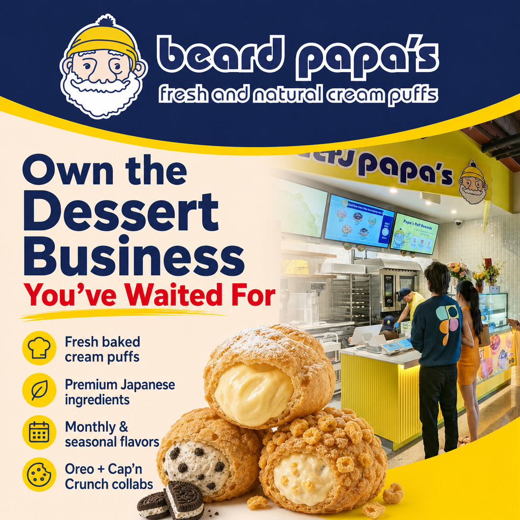 Beard Papa's ad creative