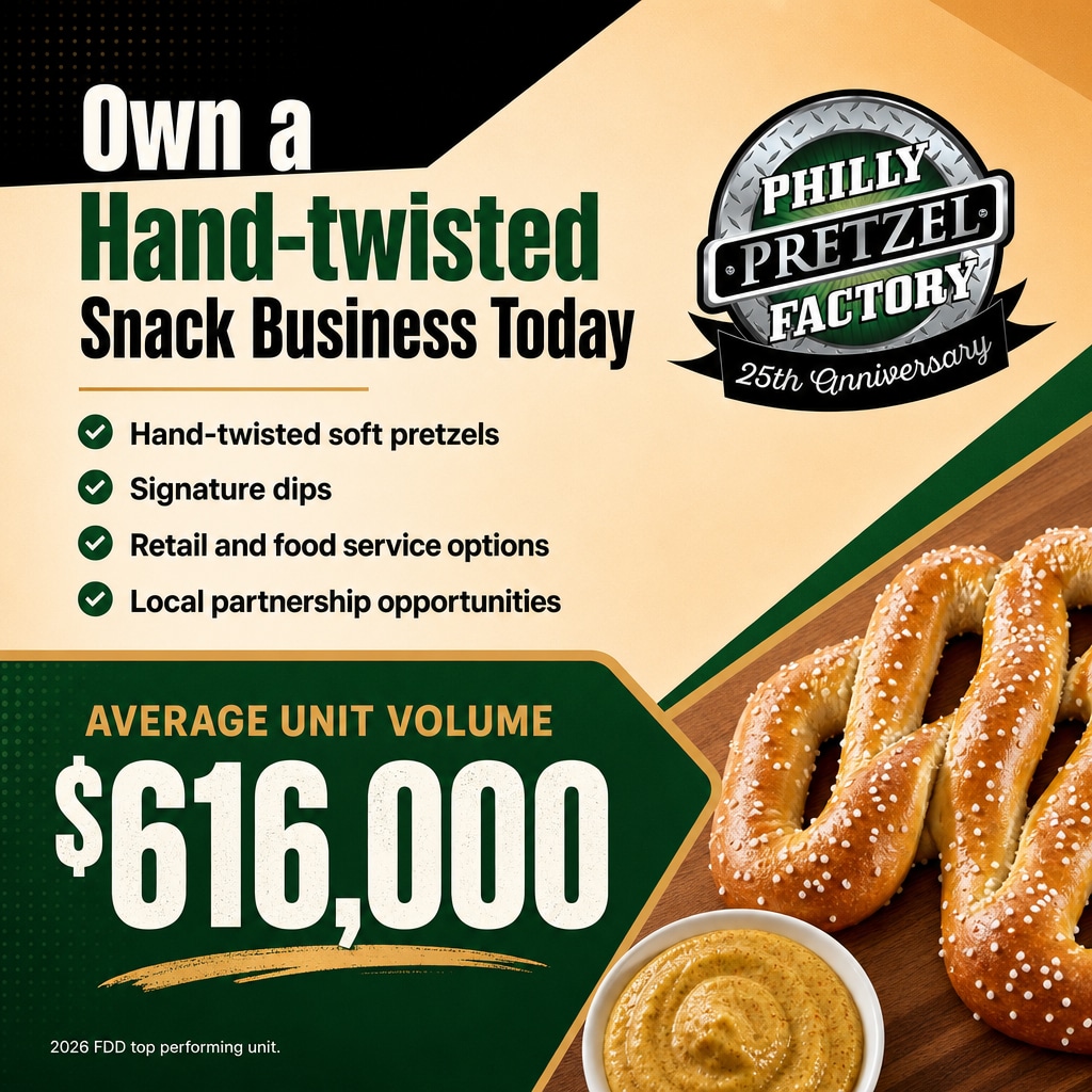Philly Pretzel Factory ad creative