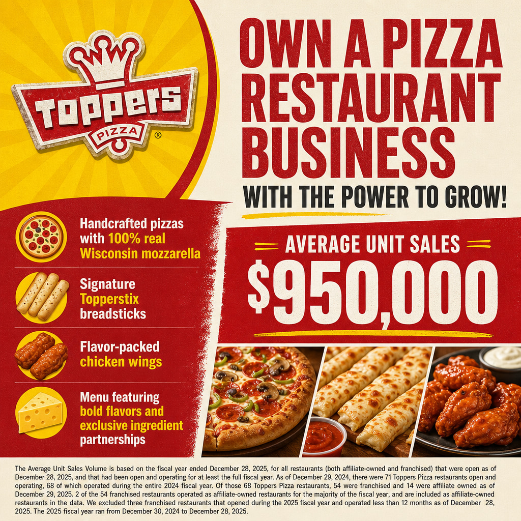 Toppers Pizza ad creative