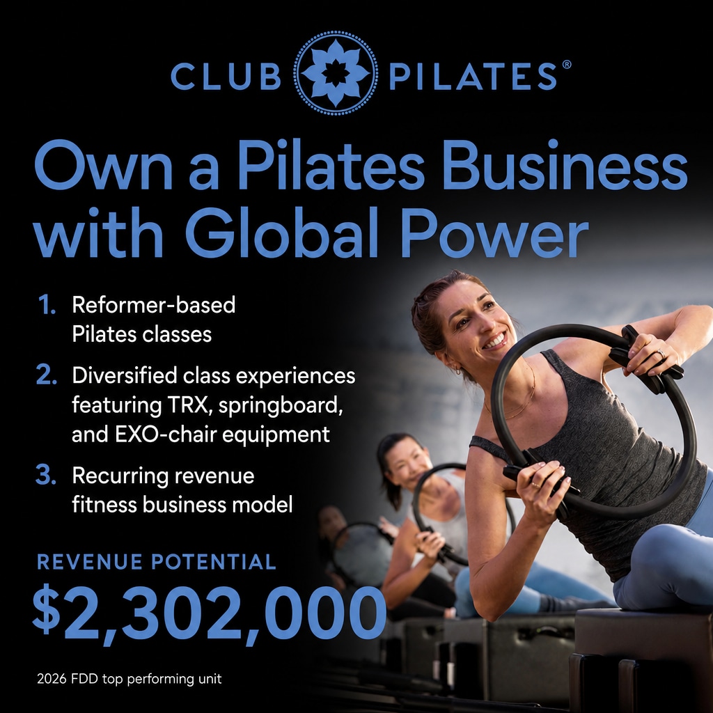 Club Pilates ad creative