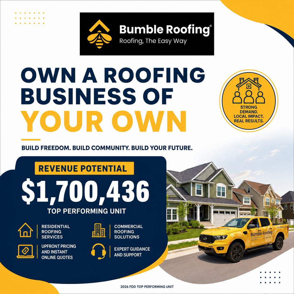 Bumble Roofing ad creative