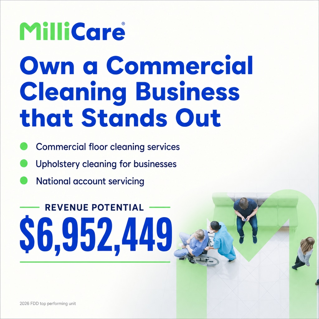 milliCare Floor & Textile Care ad creative