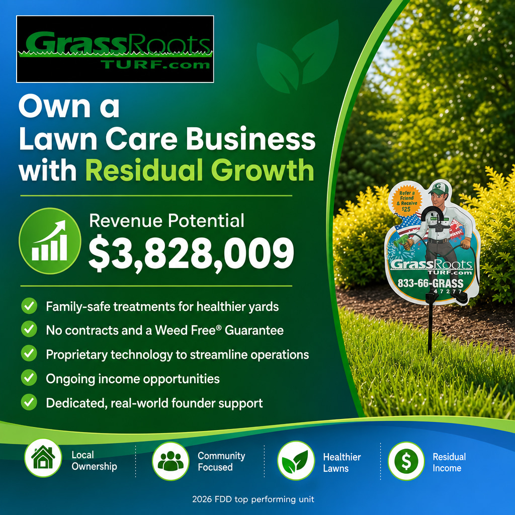 GrassRoots Turf ad creative