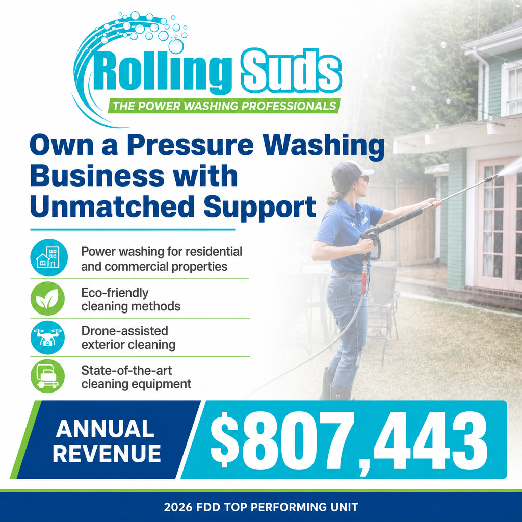 Rolling Suds Power Washing ad creative