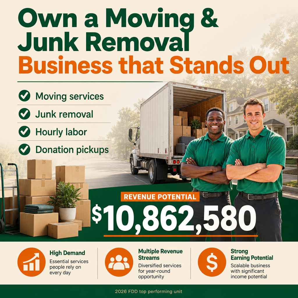 College HUNKS Hauling Junk & Moving ad creative