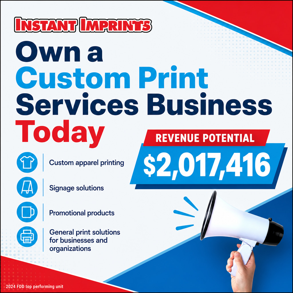 Instant Imprints ad creative