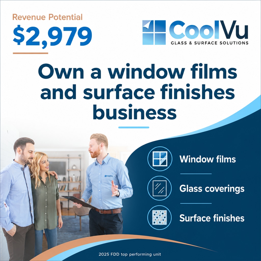 CoolVu Glass & Surface Solutions ad creative