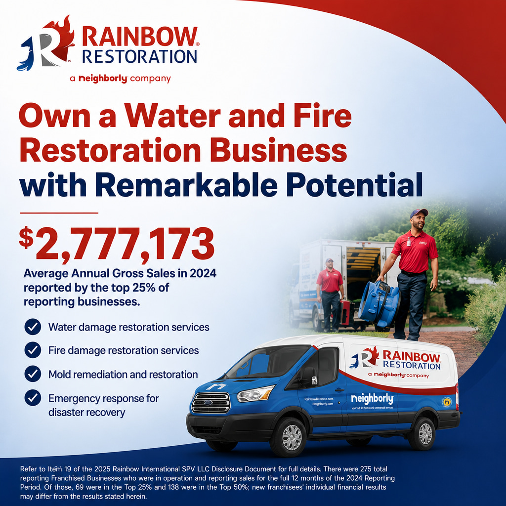 Rainbow Restoration ad creative