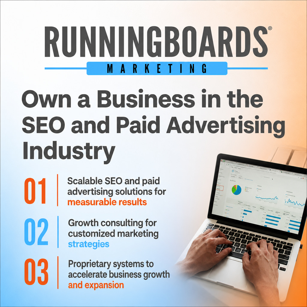 Running Boards Marketing ad creative