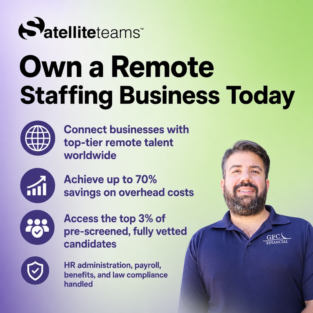 Satellite Teams ad creative