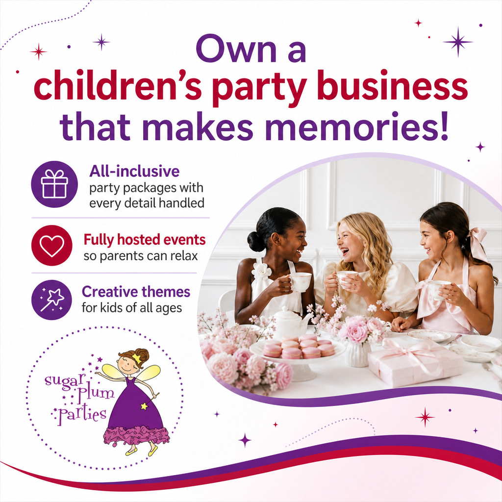 Sugar Plum Parties ad creative
