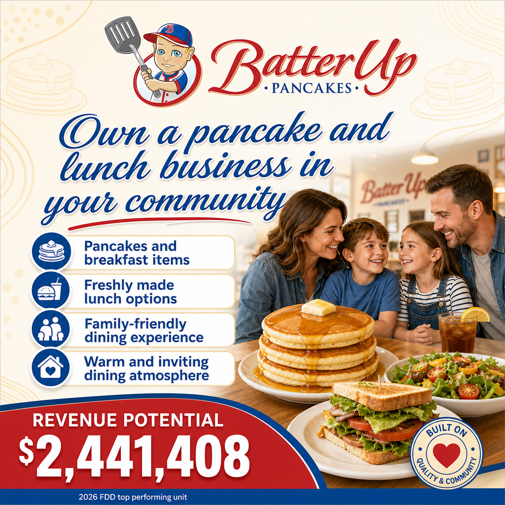 Batter Up Pancakes ad creative