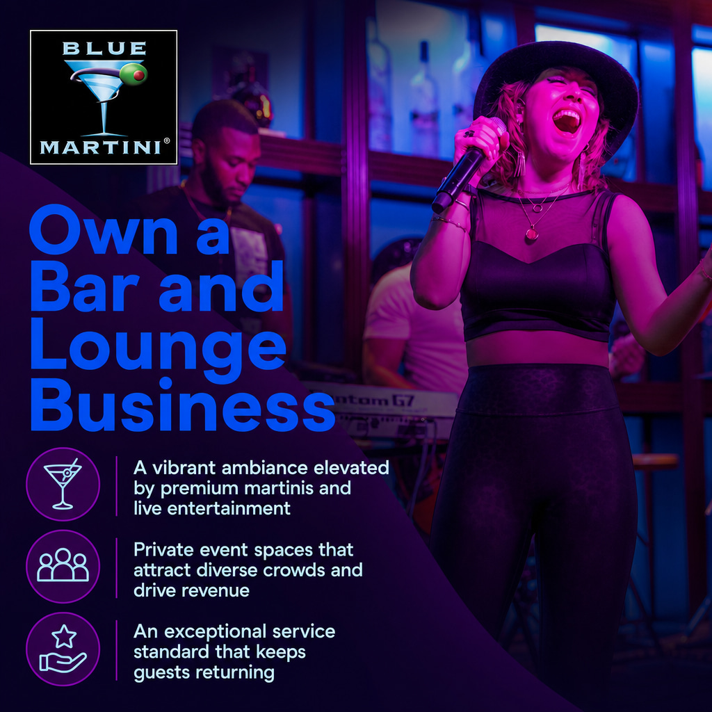 Blue Martini ad creative