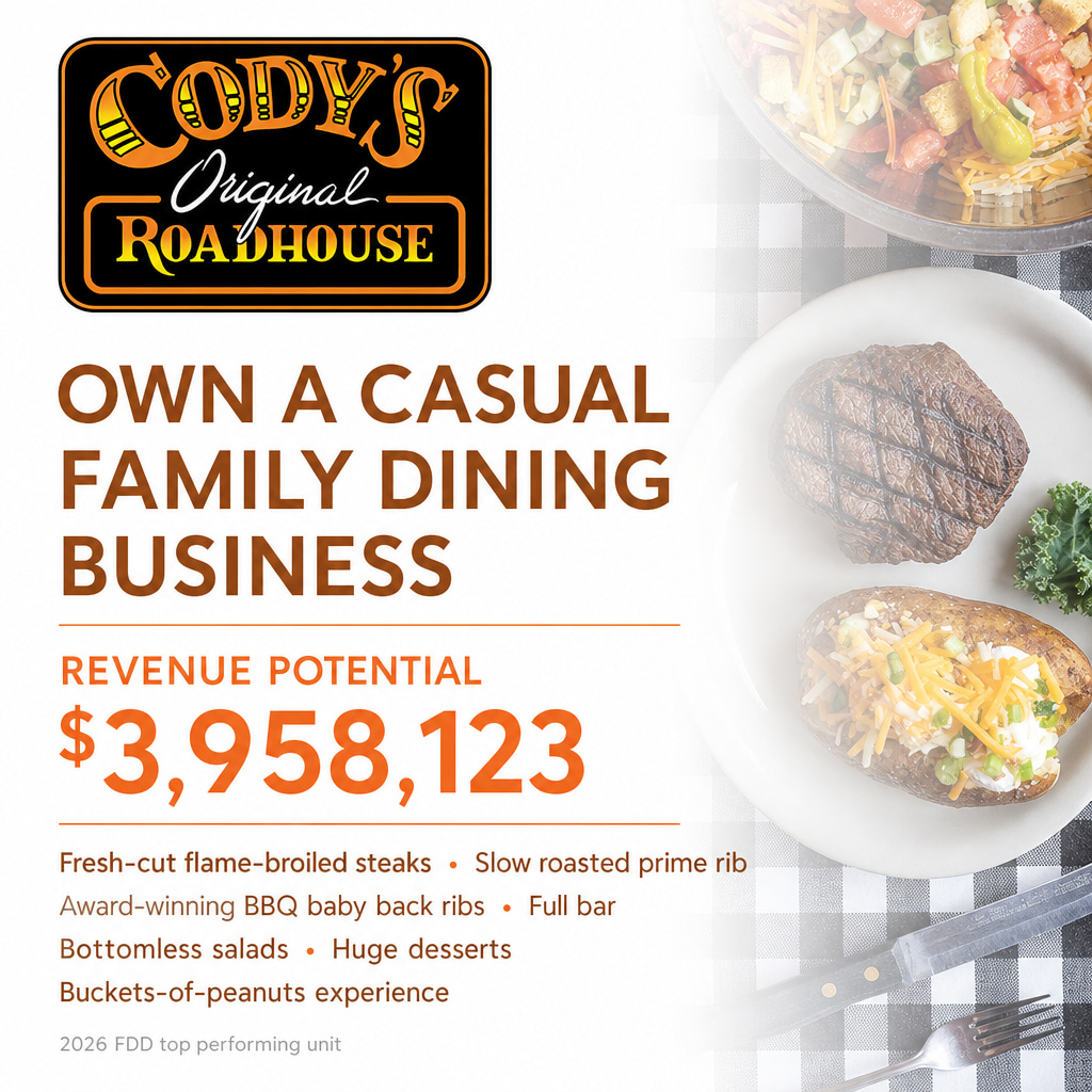 Cody's Original Roadhouse ad creative