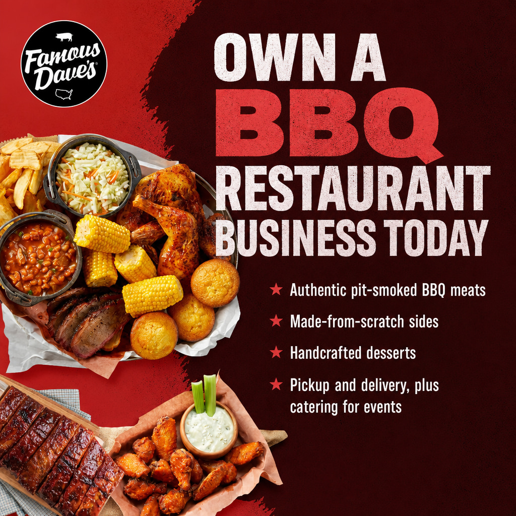Famous Dave's BBQ Restaurant ad creative