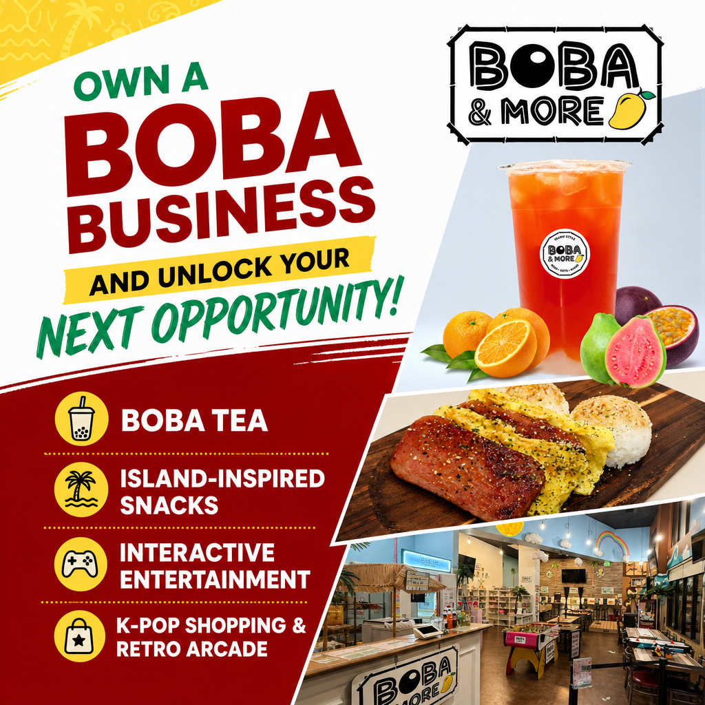 Boba & More ad creative