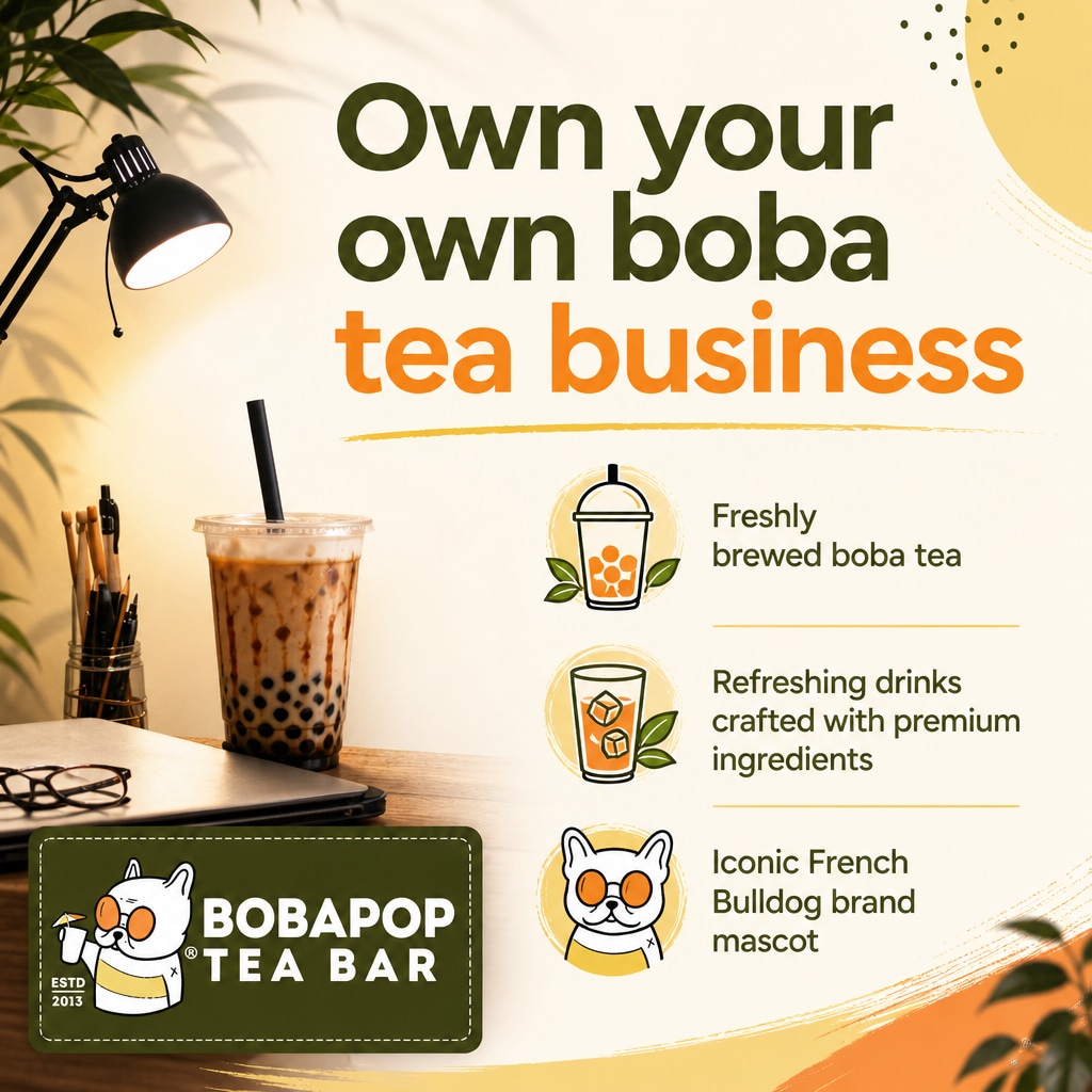 BOBAPOP Tea Bar ad creative