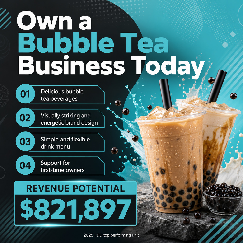 Bubble N Tea ad creative