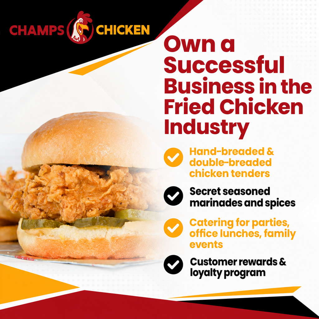 Champs Chicken ad creative
