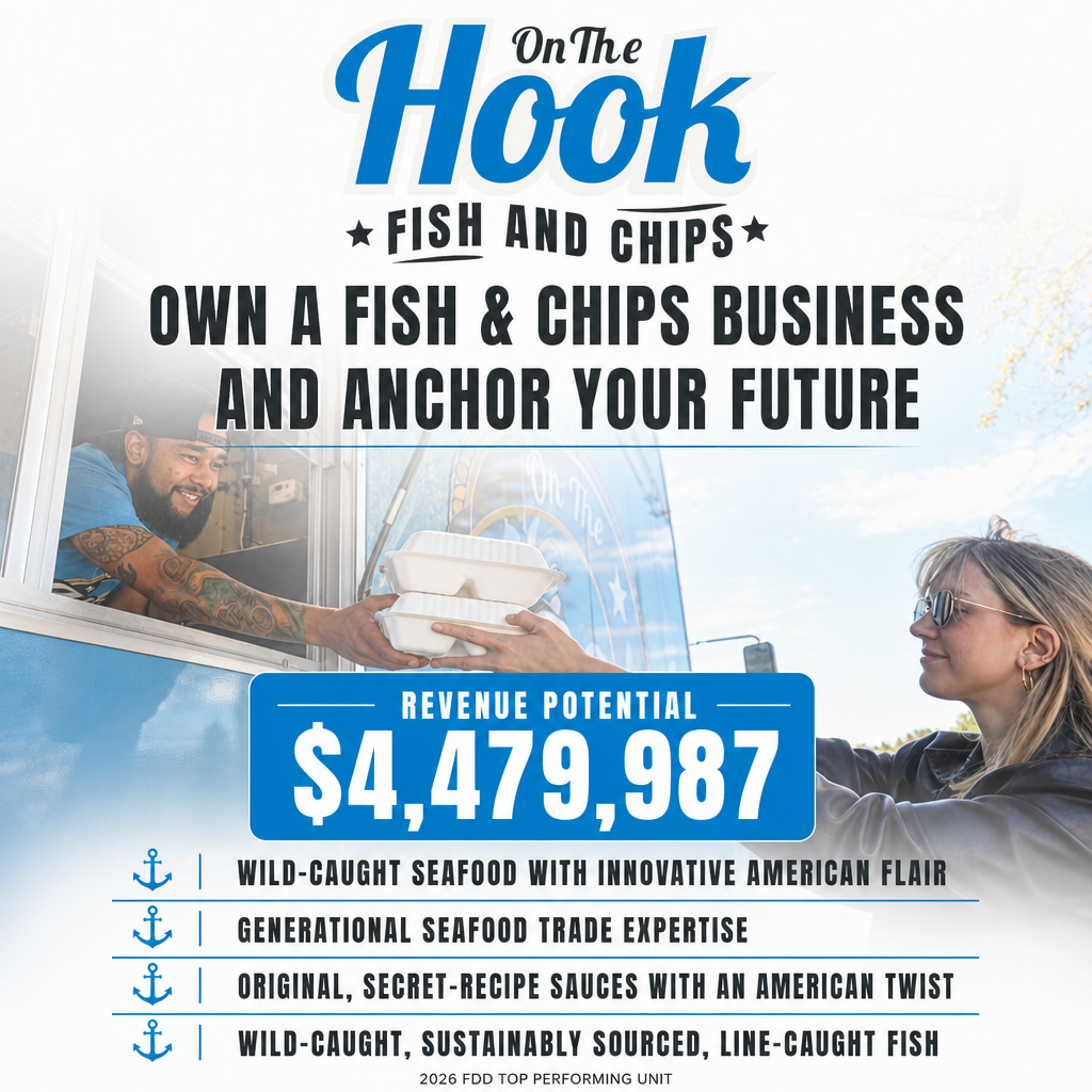 On The Hook Fish and Chips ad creative