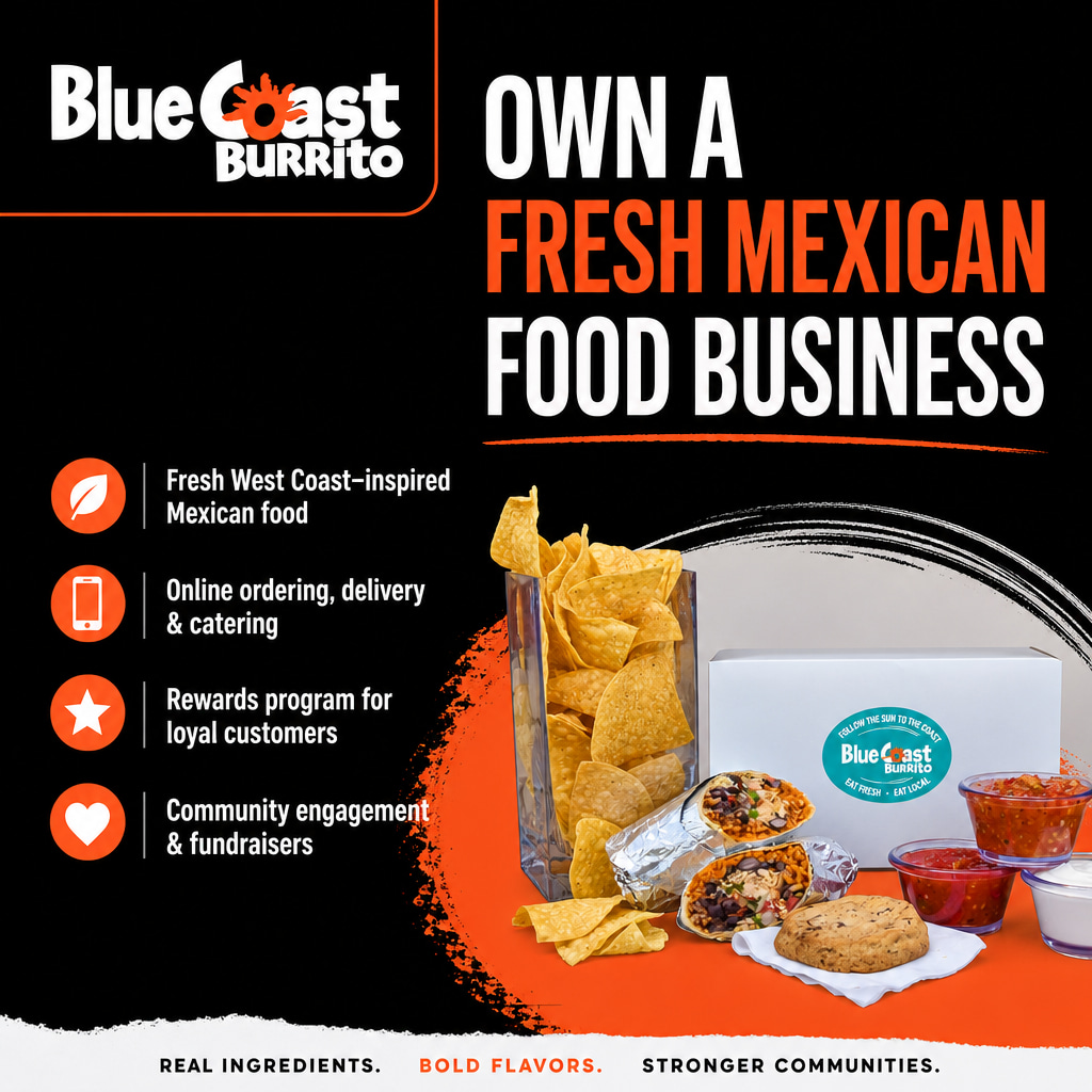 Blue Coast Burrito ad creative