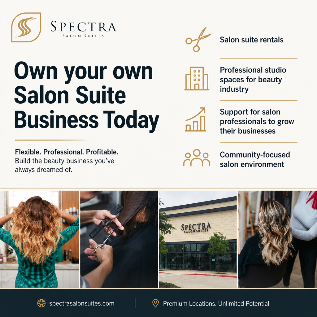 Spectra Salon Suites ad creative