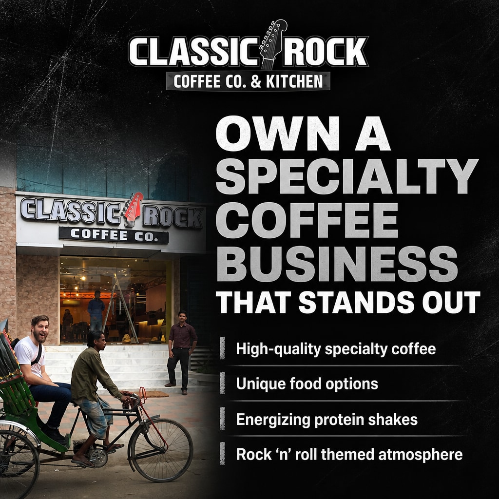 Classic Rock Coffee Co. ad creative