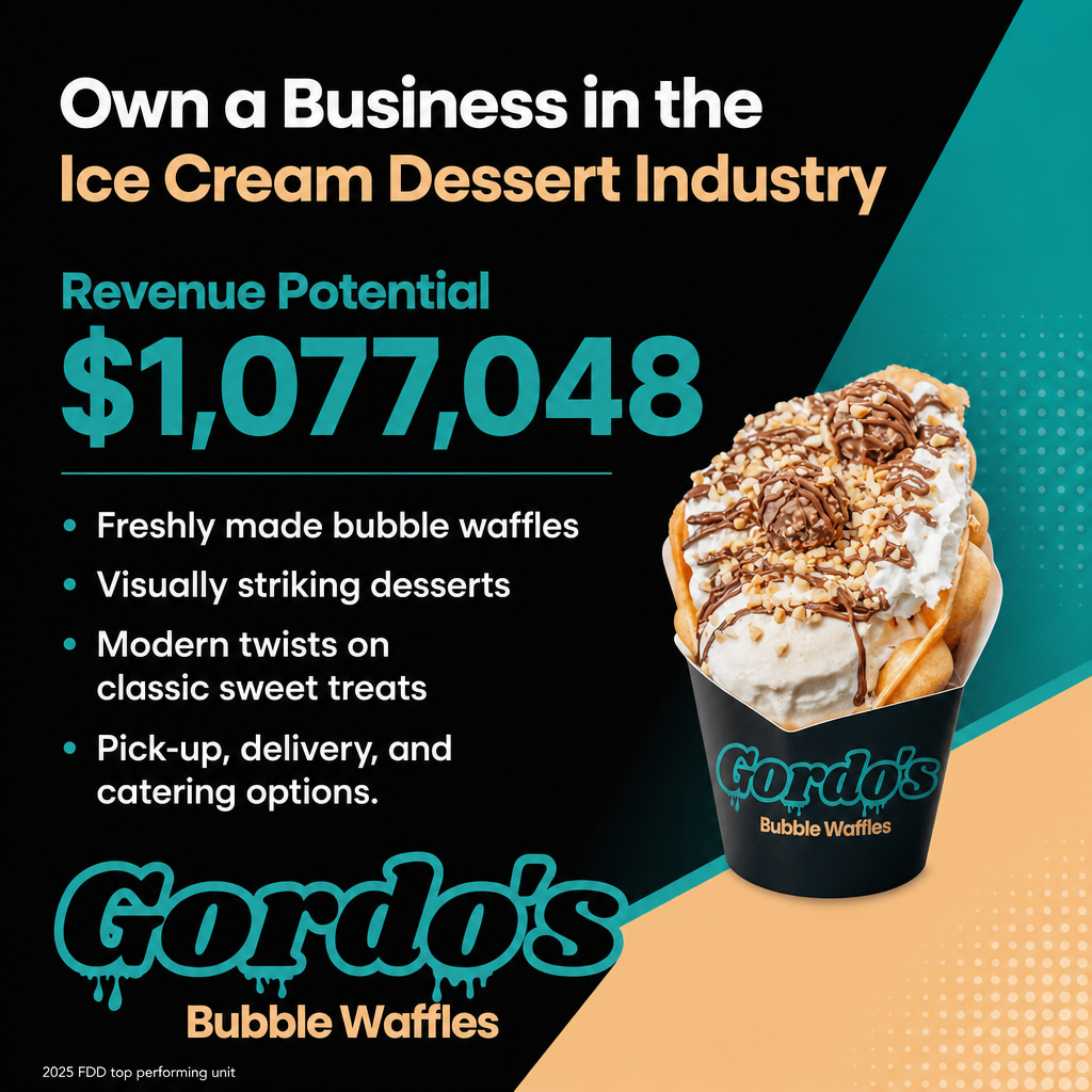 Gordo's Bubble Waffles ad creative