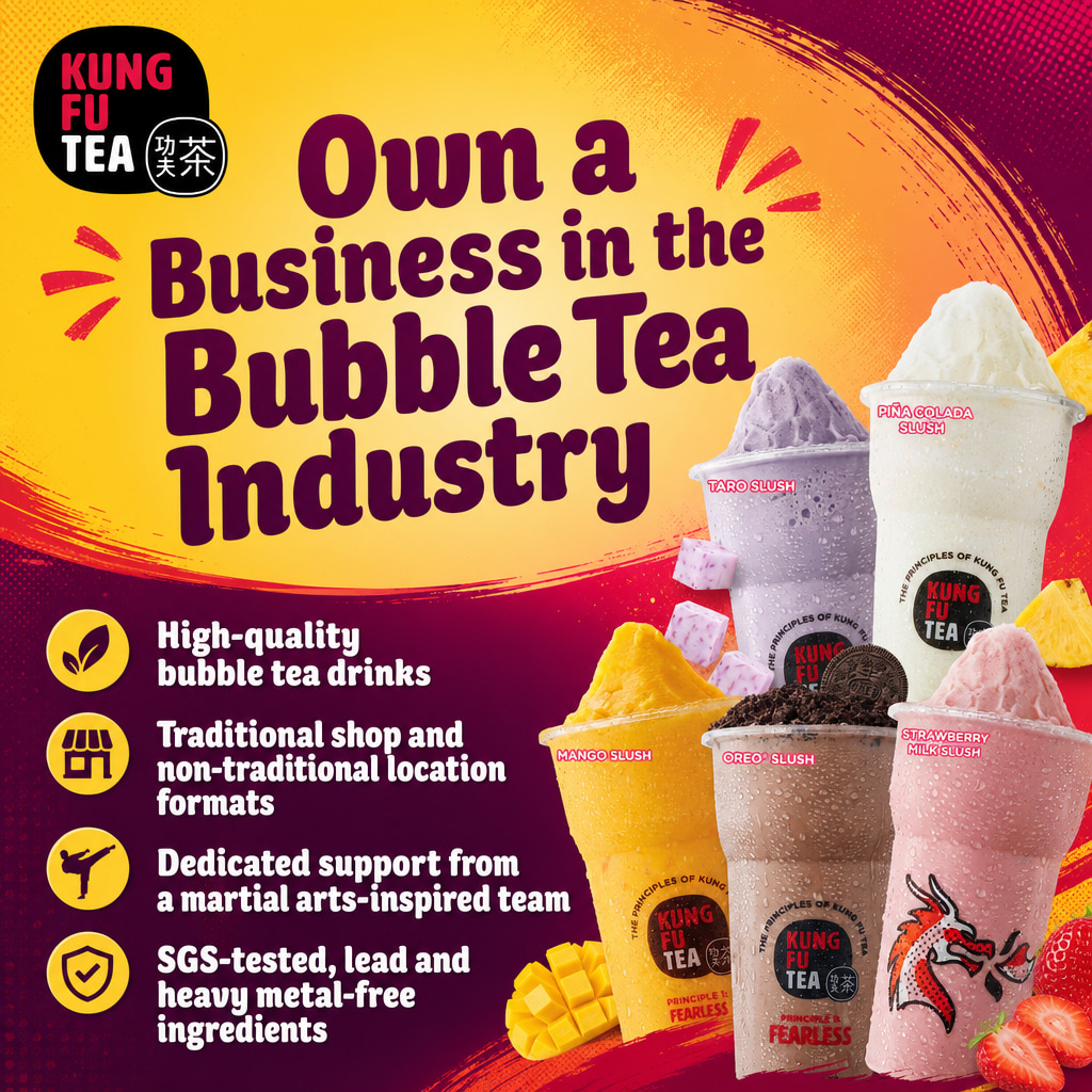 Kung Fu Tea ad creative