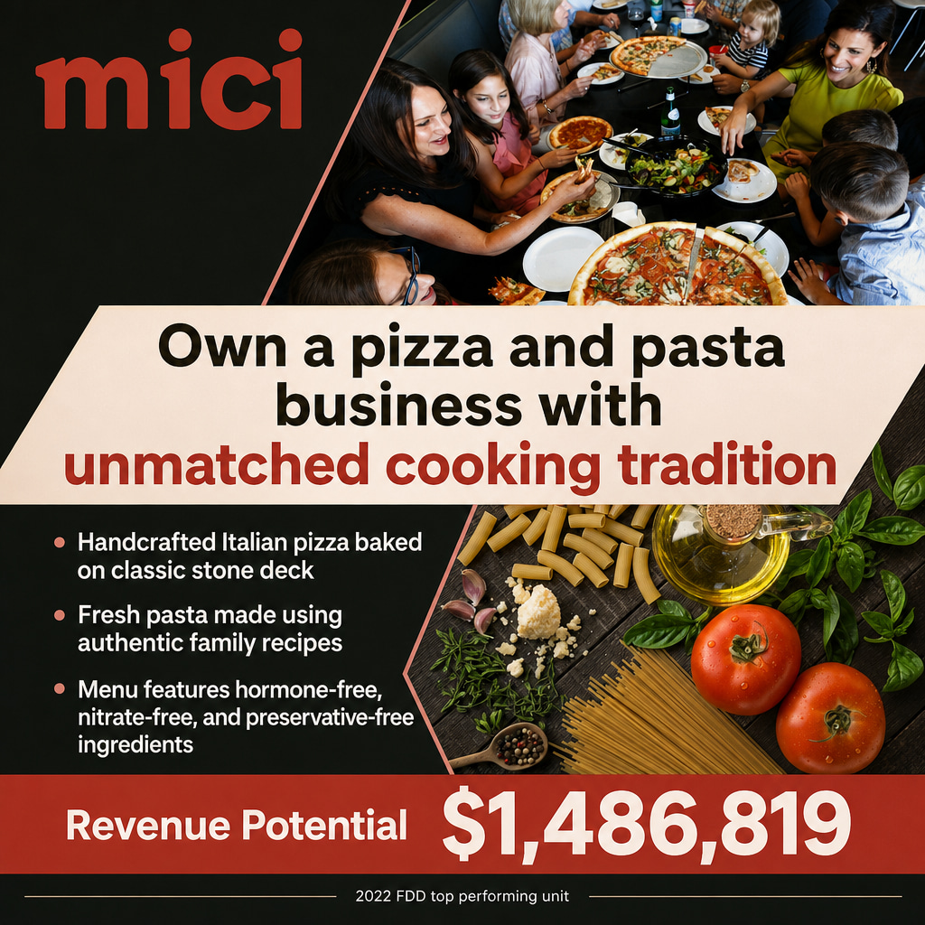 Mici Handcrafted Italian ad creative