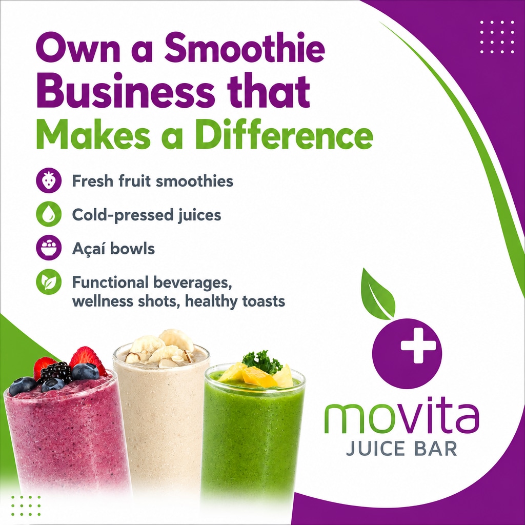 Movita Juice Bar ad creative