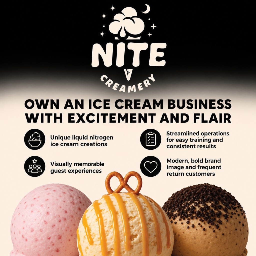 Nite Creamery ad creative