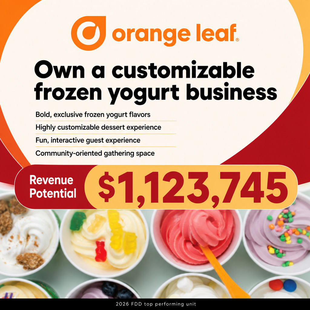 Orange Leaf ad creative