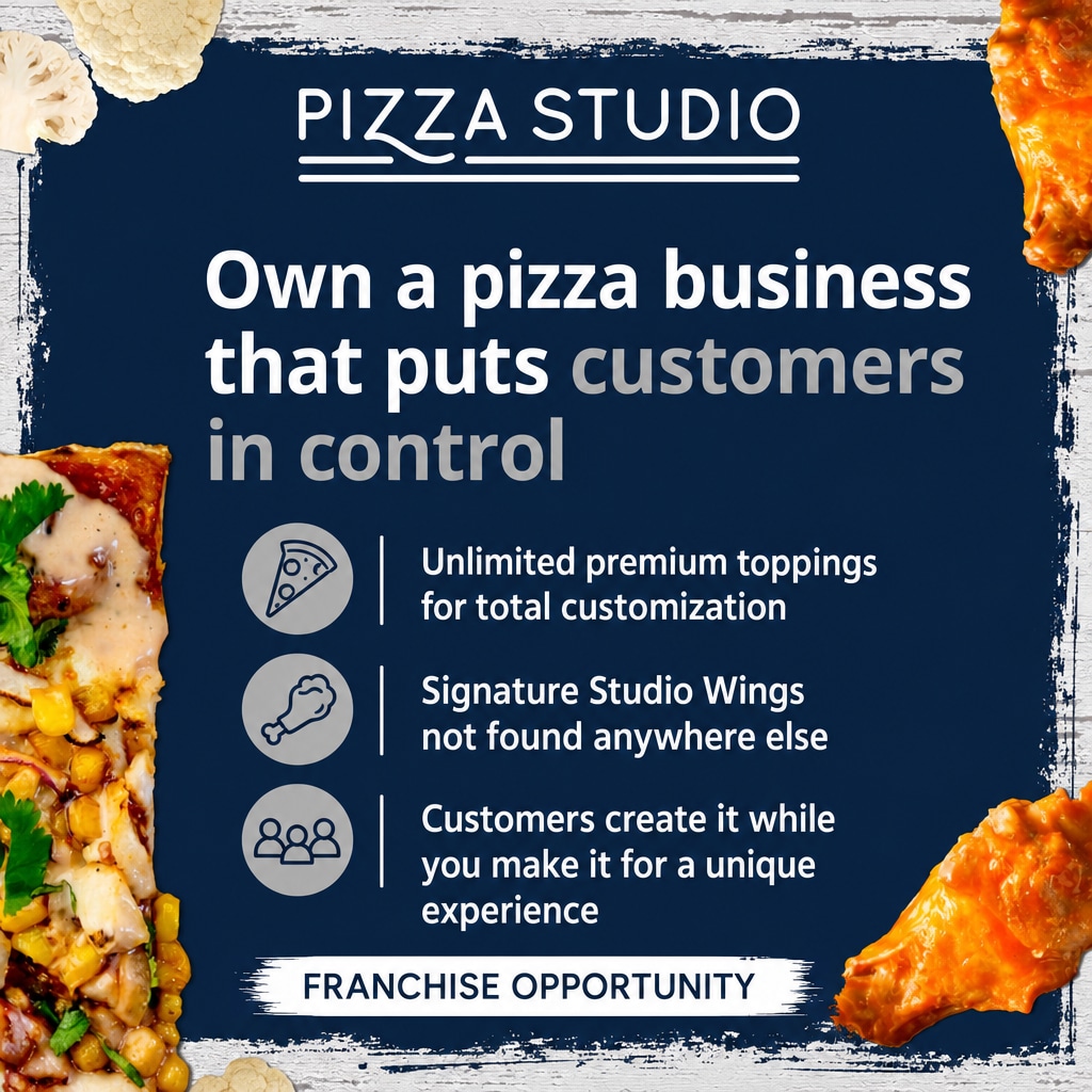 Pizza Studio ad creative
