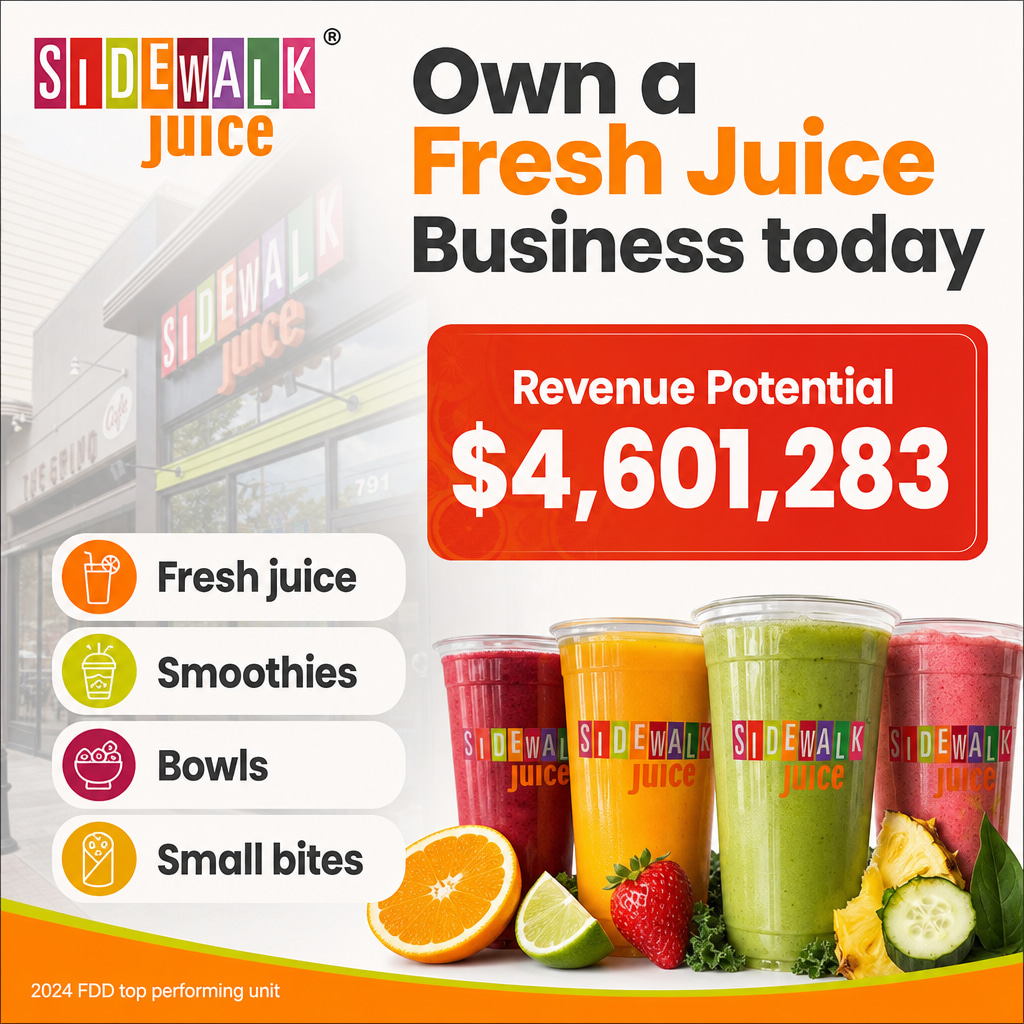 Sidewalk Juice ad creative