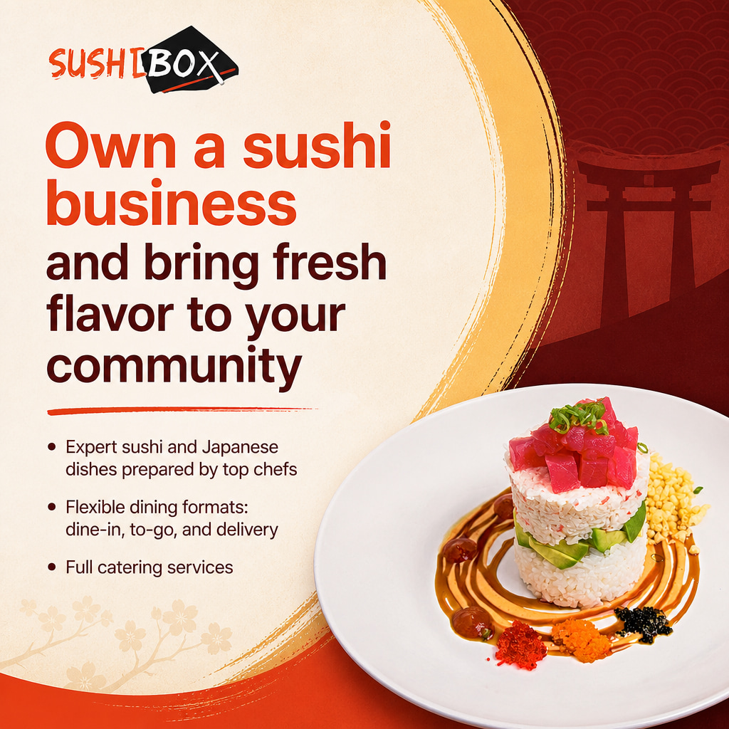 Sushi Box ad creative