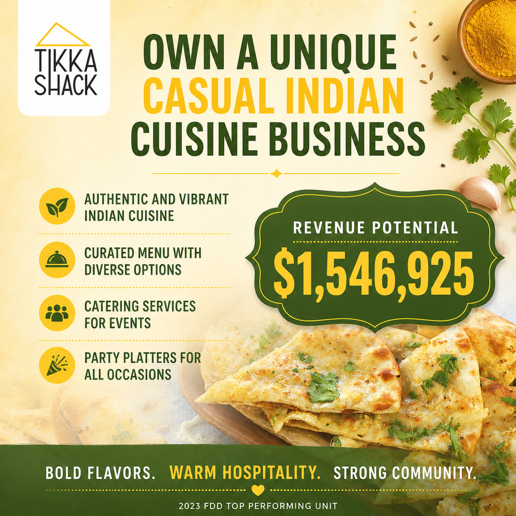 TIKKA SHACK ad creative