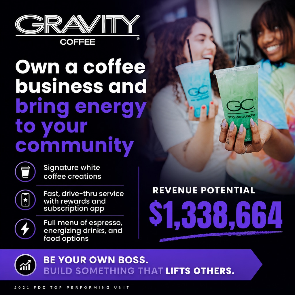 Gravity Coffee ad creative