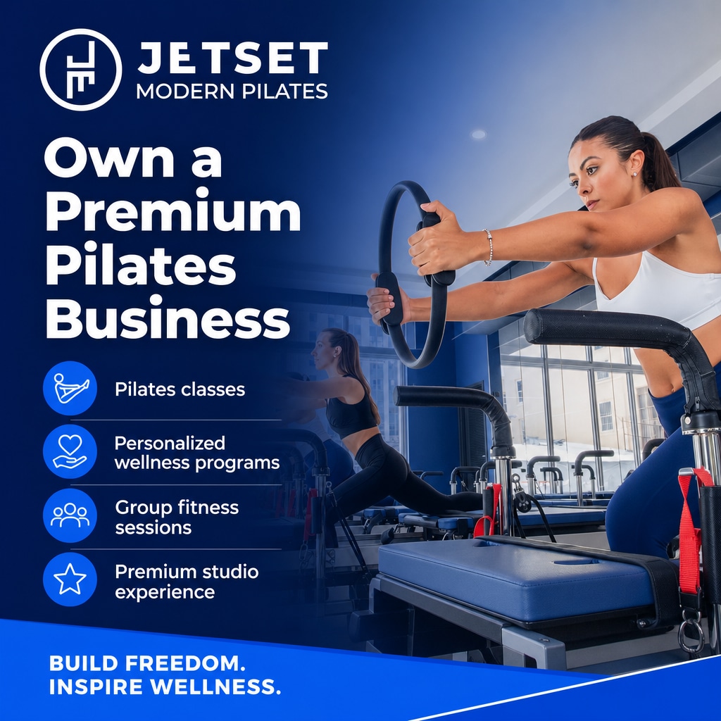 JETSET Pilates ad creative