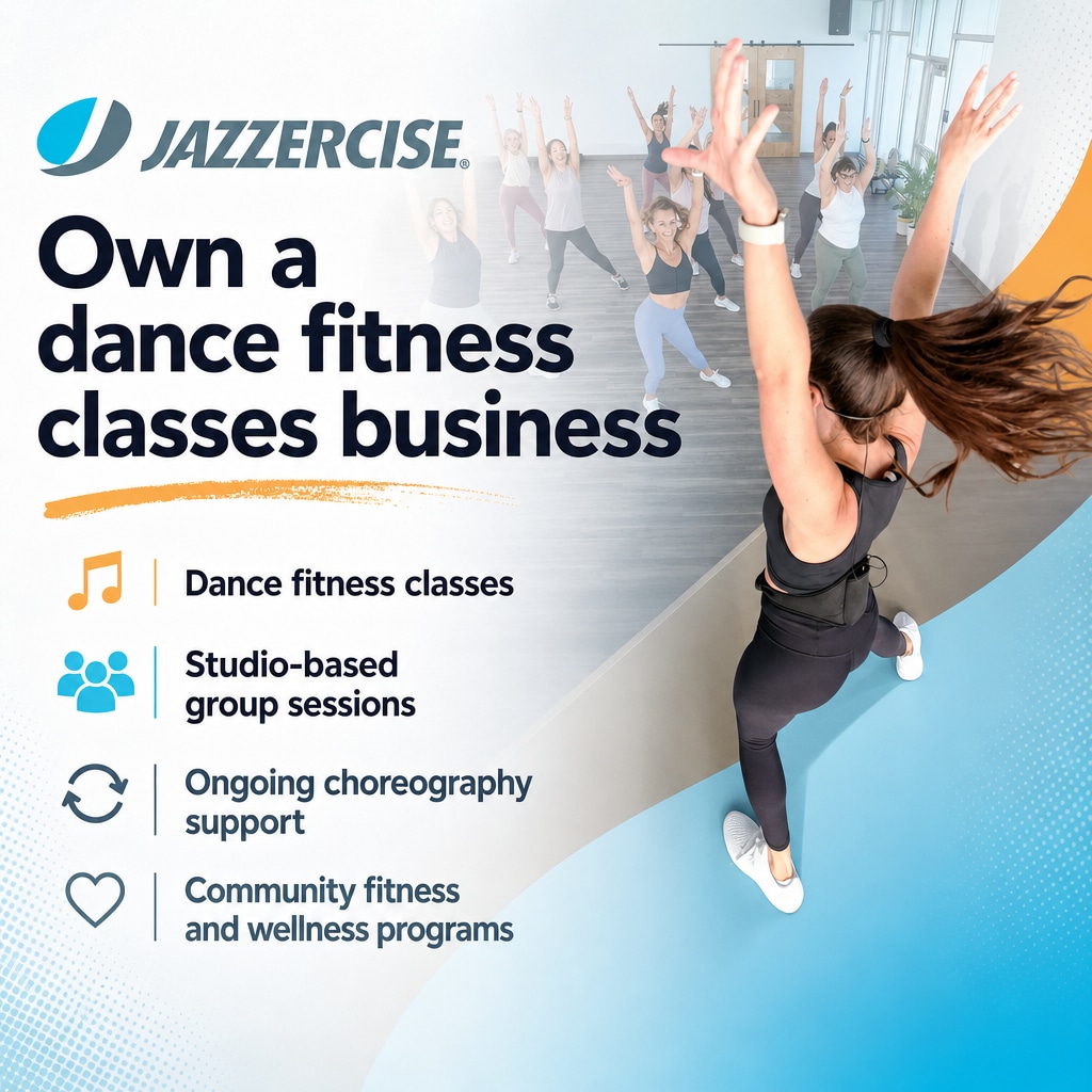 Jazzercise Dance Fitness Classes ad creative