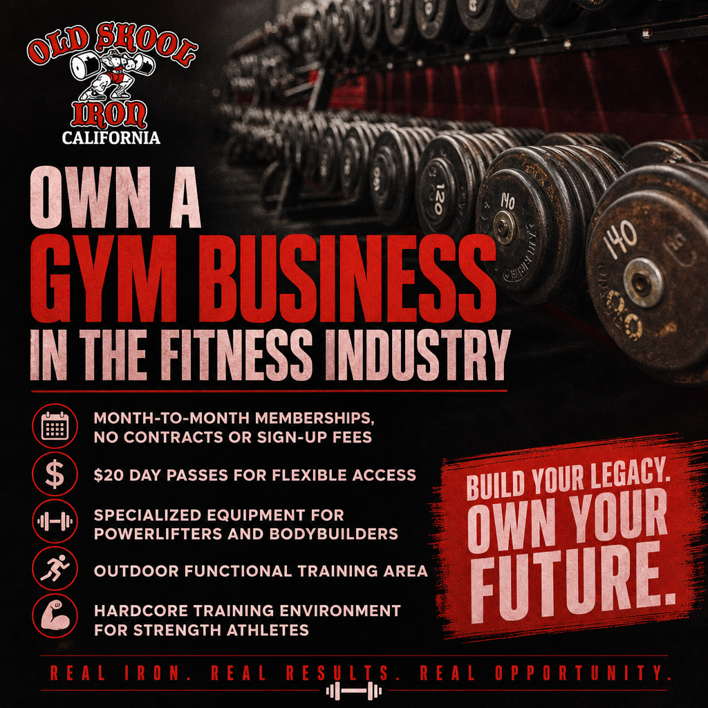 Old Skool Iron Training Facility ad creative
