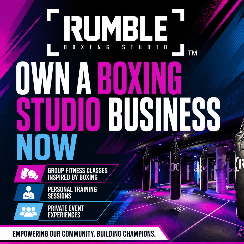 Rumble Boxing Studio ad creative
