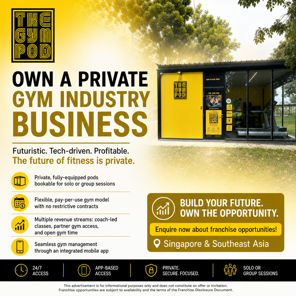 The Gym Pod ad creative